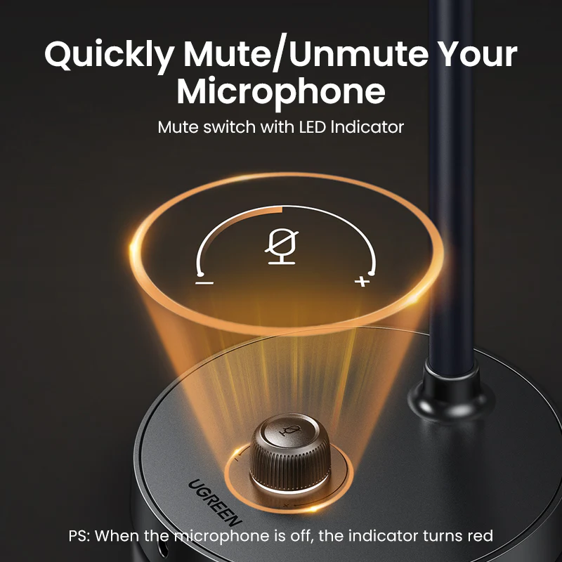 UGREEN Desktop USB Microphone 90416 - Image 4