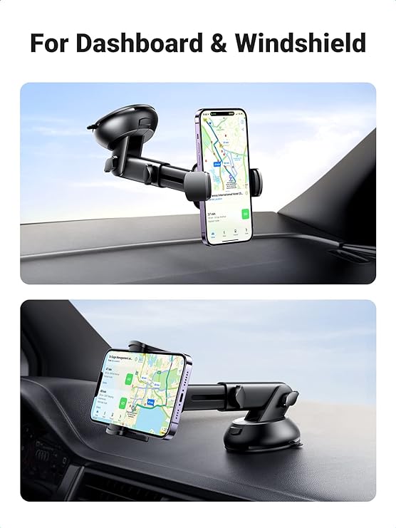 UGREEN Gravity Phone Holder with Suction Cup (Black) 60990B - Image 2