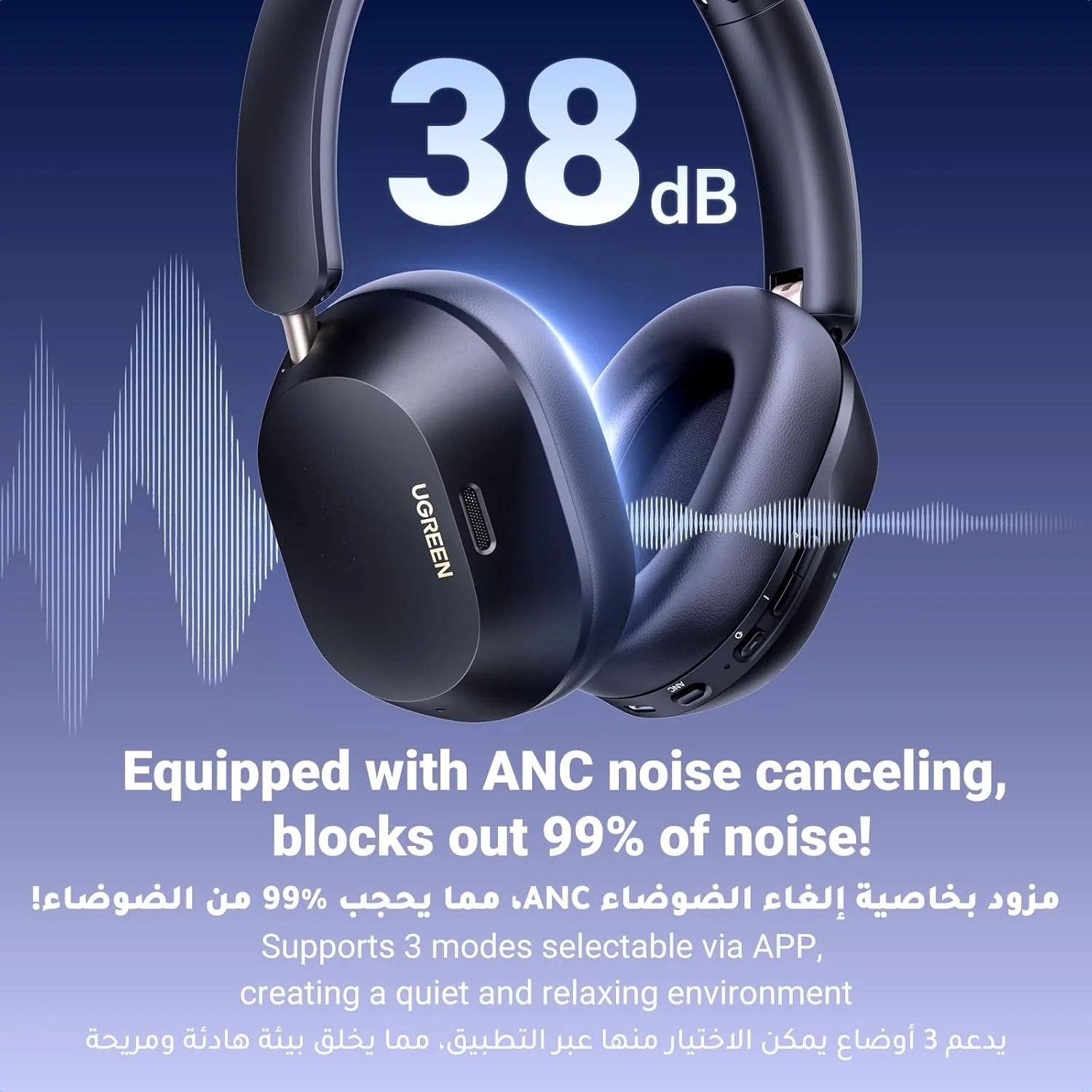UGREEN HiTune Max5C Headphones Wireless - Image 6