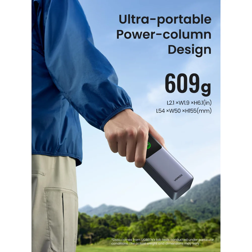 UGREEN Nexode 25000mAh Power Bank (200W) - 35525B - Image 3