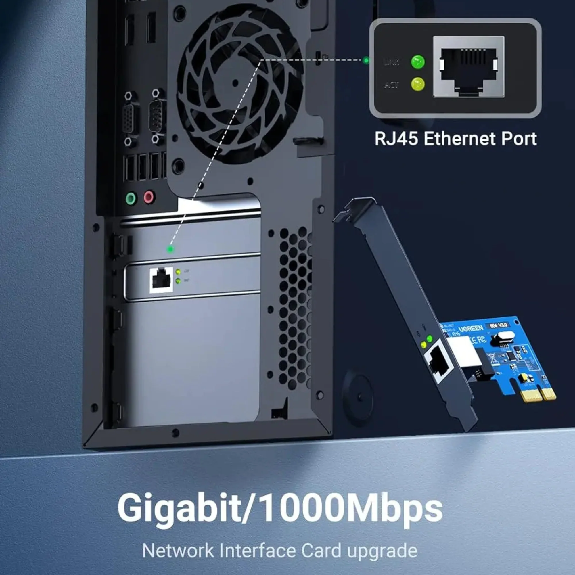 UGREEN PCI Express 1000Mbps PCIe Network Card (30771) - Image 5
