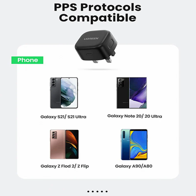 UGREEN 25W PD Fast Charger + USB Type-C Cable UK - 50577 - Image 7