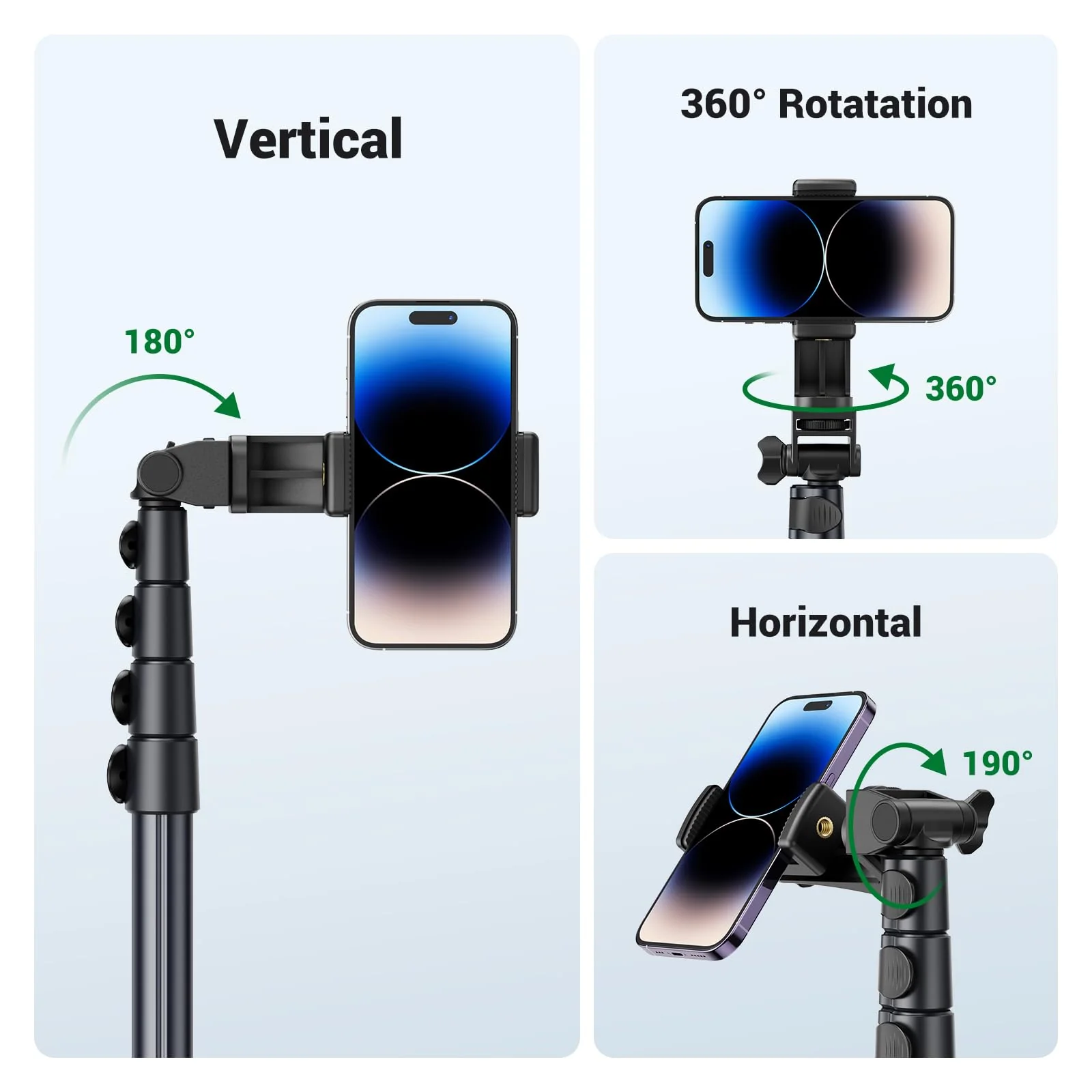 UGREEN Selfie Stick Tripod with Bluetooth Remote (15609) - Image 7