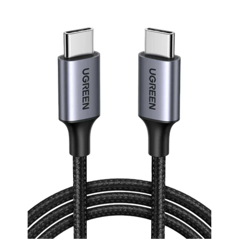 Ugreen Type-C to Type-C 60W Braided Cable – 50152 (2M)