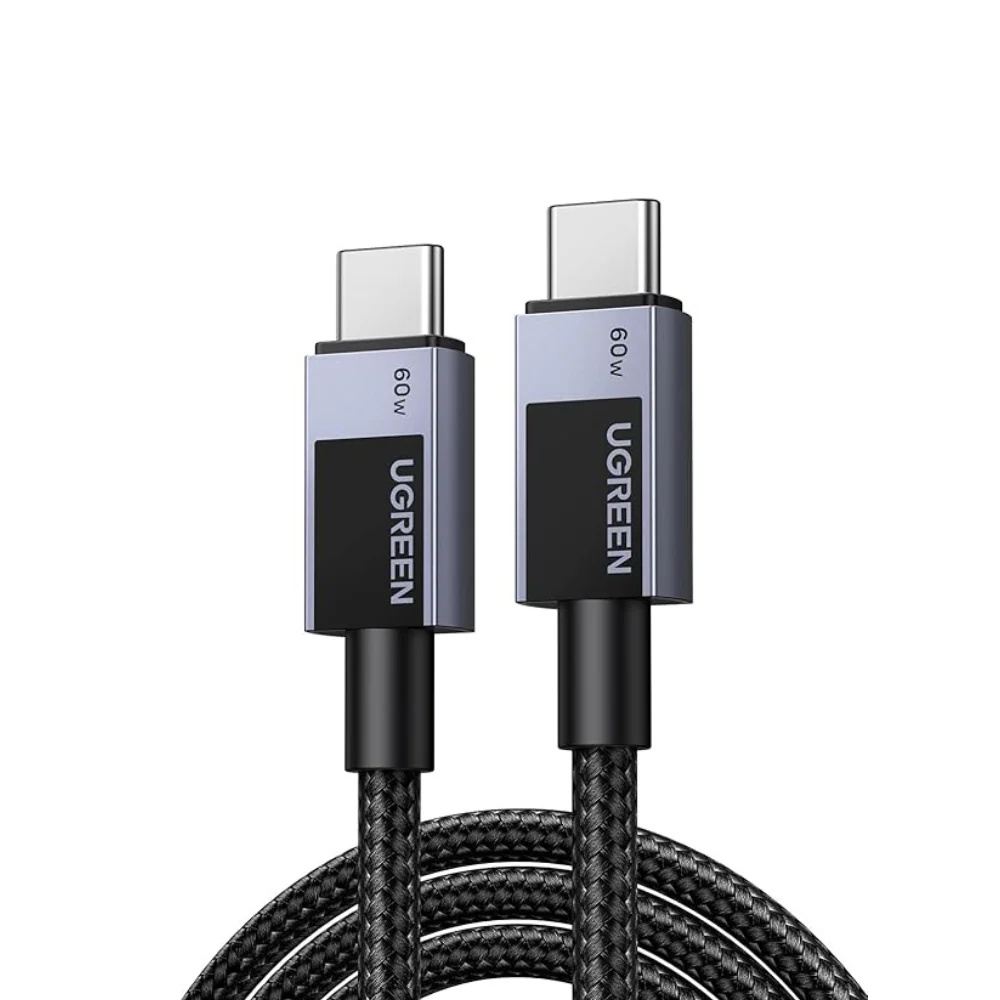 Ugreen USB-C to USB-C 60W Fast Charging Braided Cable (55765)