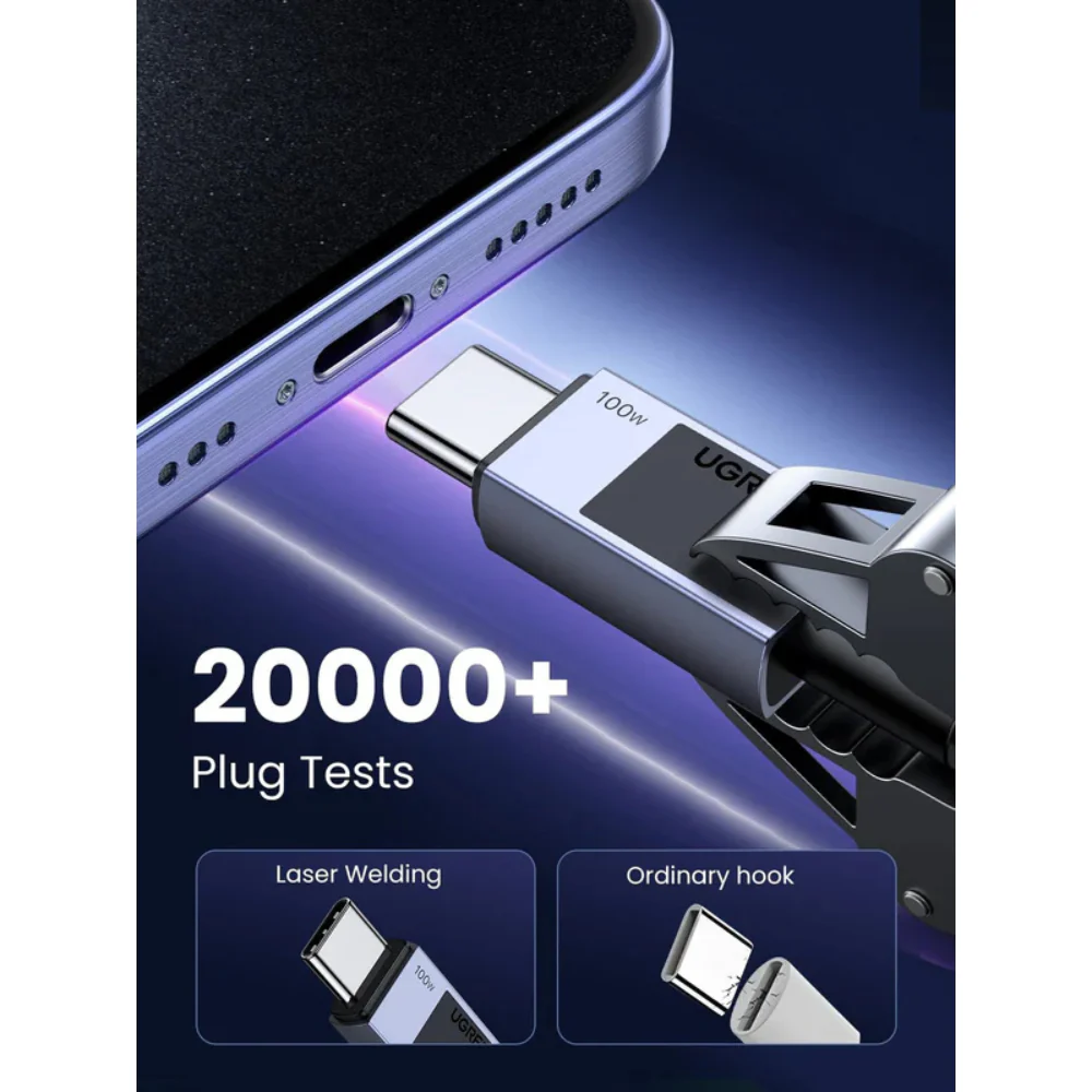 UGREEN USB C to USB C Cable 100W PD Fast Charging (45063) - Image 6