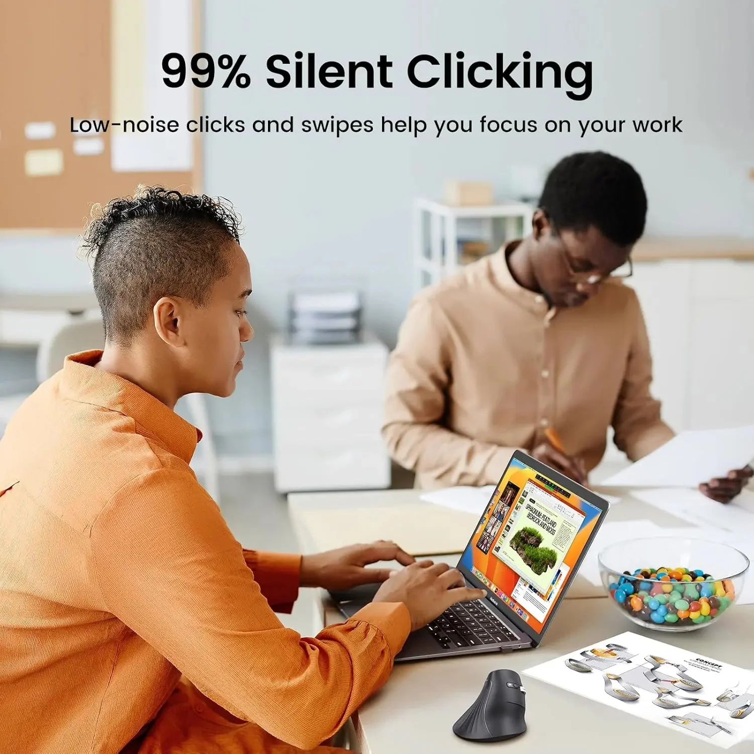 UGREEN Vertical Mouse Wireless (25444) - Image 4