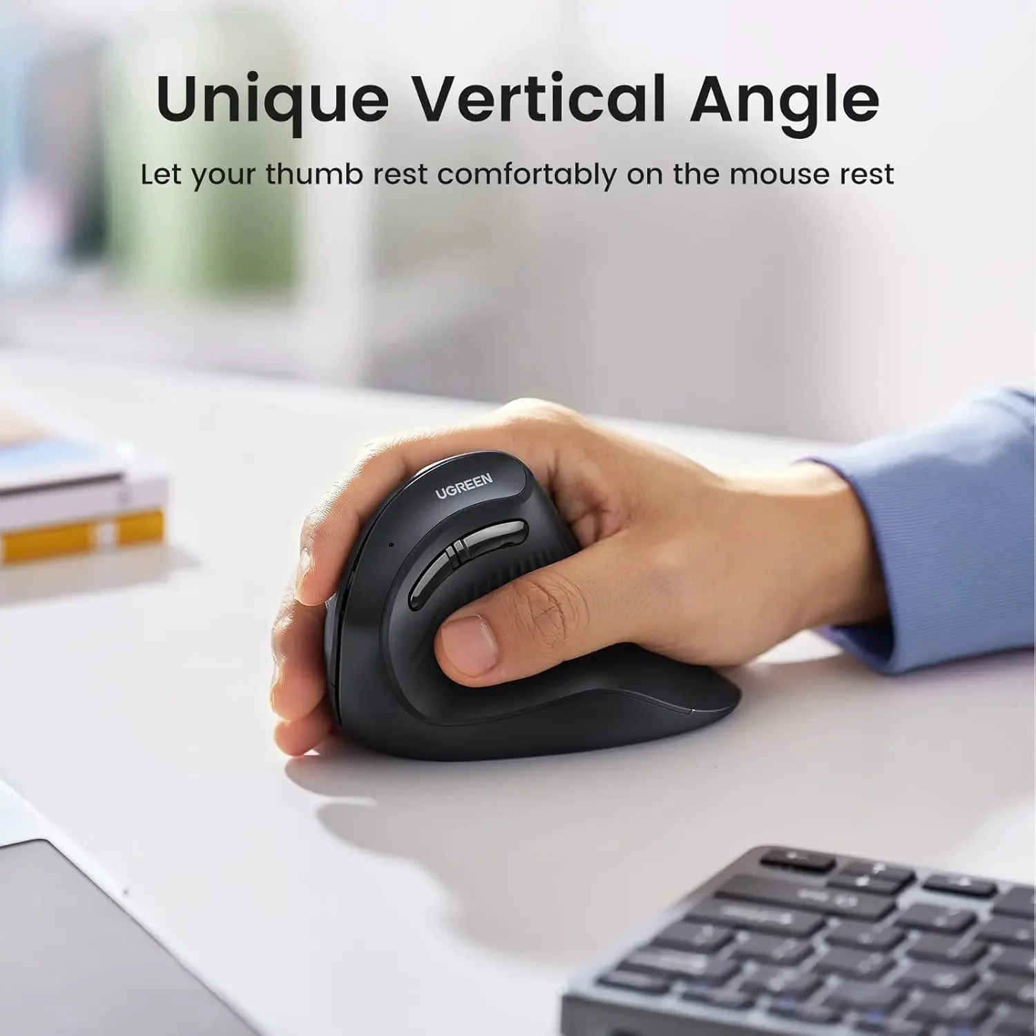 UGREEN Vertical Mouse Wireless (25444) - Image 8