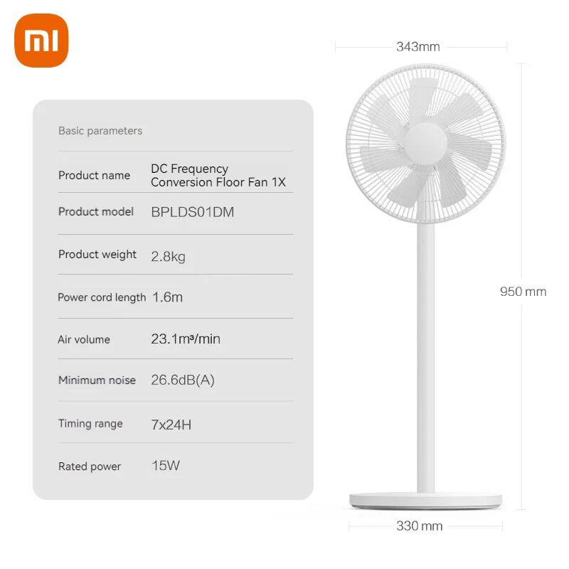 Xiaomi MIJIA Smart DC Standing Fan 1X (Upgraded) - Image 3